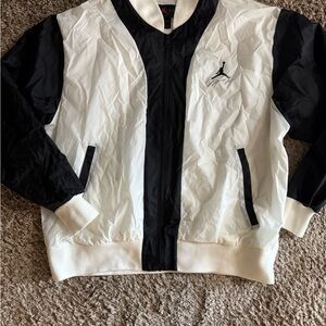 Jordan Black and Red Logo Jacket